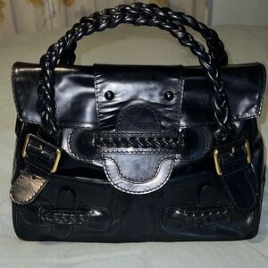 Black leather Valentino handbag